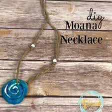 My little brother really likes maui from the disney movie, moana. Diy Moana Necklace For Kids Views From A Step Stool