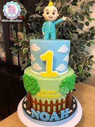 Prev cebu balloons table settings decor for baby boy baptism ideas. Cocomelon Fondant Cake 1st Birthday Cakes Baby Birthday Party Boy Birthday Party Photography