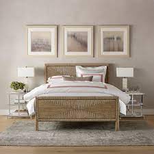 Mallory Woven Seagrass Bed Luxury Bed Frames Bed Frame And Headboard Luxury Bedding Master Bedroom