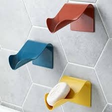 Wall Mounted Soap Dish Rack Bathroom