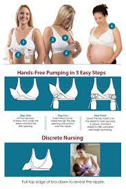 Rumina S Pump Nurse Relaxed All In One Nursing Bra For Maternity Nursing With Built In Hands Free Pumping Bra Walmart Com Hands Free Pumping Bra Hands Free Nursing Bra Pumping Bras
