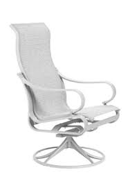 Aldo outdoor swivel rocking chair. Torino Sling High Back Swivel Rocker Outdoor Patio Furniture Tropitone