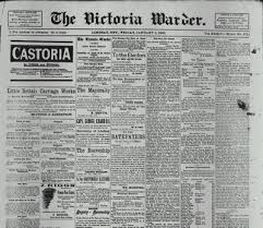Daily news for the city of victoria, bc. Victoria Warder Kawartha Lakes Public Library Digital Archive