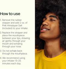 Ceramic Salt Inhaler Humidifier Convenient Himalayan Salt Atomizer For  Cleaning Respiratory System And Relieving Stress