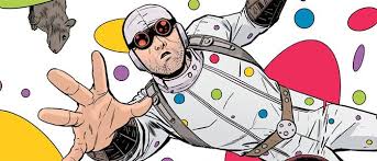 Polka dot man is a handsome man in his thirties with a slender frame, mop like black hair, brown eyes and fair skin. The Suicide Squad Polka Dot Man Will Be A Fan Favorite Set Visit Film