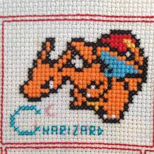 Count the squares the add the beads as shown on the pattern. Fangirl Stitches C A Z Cross Stitch Style