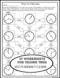 57 Fun Worksheets That Make The Perfect Addition To Your Telling Time Unit I Love How Every Worksheet Time Worksheets Telling Time Worksheets Math Worksheets