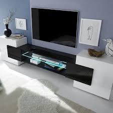 Nos meubles tv, esthétiques, fonctionnels et à prix doux, sauront se fondre dans la décoration du salon. Meuble Tv Design Blanc Et Noir Laque Luxor Sans Eclairage Achat Vente Meuble Tv Meuble Tv Design Blanc Et Cdiscount