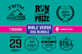 These svg images were created by modifying the images of pixabay. Bible Verse Svg Design Bundle Bible Verse Vinyl Cut Files Svg Sticker Vinyl Cutting File Christian Design Eps Dxf Svg Cut Files 62581 Svgs Design Bundles