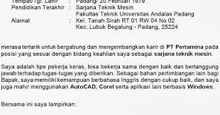 Jika di tahap pengiriman surat lamaran saja anda sudah tolak, maka anda perlu koreksi lagi apakah surat lamaran kerja yang anda buat sudah benar atau masih ada kesalahan. Contoh Surat Lamaran Kerja Bumn Pelindo Contoh Surat