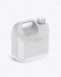 Plastic Jerry Can Mockup Halfside View In Jerrycan Mockups On Yellow Images Object Mockups