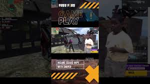 This player has just gave a new era to freefire by introducing shot gun craze, global push craze in 1 day ,dragonov one shot kills ,rushing like a pro nd many more.legend tahir. Free Insane Squad Wipe With Sniper Garena Free Fire Mp3 With 00 26