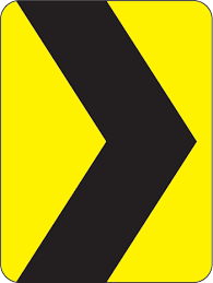 Black And White Arrow Road Sign Chevron Alignment Sign X4433 Chevron Signs Chevron Signs