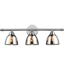 Lamps Com Elk Lighting 10072 3 Reflections Polished Chrome 23 Inch 3 Light Bath Vanity Light