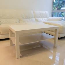 Particleboard, melamine foil, abs plastic leg: Ikea Lack Coffee Table Furniture Tables Chairs On Carousell