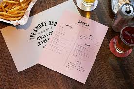 Menu Design For Smoke Daddy A Chicago Bbq Restaurant Branding And Design By Grip Hellogrip Com Menu Design Bbq Restaurant Design