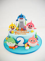 Baby Shark Cupcake Cake 1st Birthday This Week Is All About Baby Sharks Daooooooooooo Igfood Igcoffee Igcaptures Igcakes Macaron Shark Theme Birthday Shark Birthday Party Baby Boy Birthday