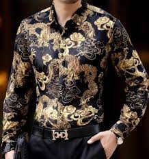 Men's luxury design shirts floral dress shirt casual button down shirts. Black And Gold Shirt Mens Cheaper Than Retail Price Buy Clothing Accessories And Lifestyle Products For Women Men