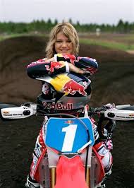 Deaf Since Birth Motocross Ashley Fiolek Rides Into Michigan Race On A Roll Motocross Girls Motocross Racer Motocross