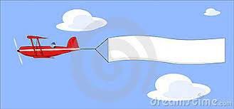 Plane Pulling Banner Vector Banner Drawing Banner Vector Banner