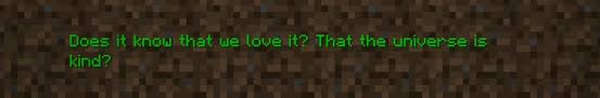 <3 <3 <3 <3 <3 <3 i have a server ip for you!! Henlo Turing Tested From The Minecraft End Credits