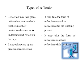 A science teacher spends an hour teaching about a specific concept. A Powerpoint Presentation About The Reflective Model Ppt Download