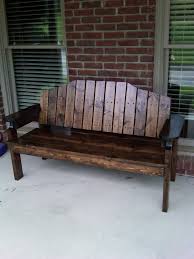 Front Porch Bench Rustic Outdoor Furniture Pallet Patio Furniture Wooden Porch
