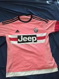 .the bright pink away jersey of italian football team juventus f.c. Juventus Pink Jersey Sports Athletic Sports Clothing On Carousell