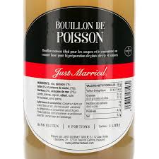 Bouillon Naturel De Poisson Just Married