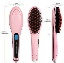 How are brushes for fine hair different from generic brushes? Iron Hair Straightening Brush With Lcd Display Pink Buy Online At Best Prices In Pakistan Daraz Pk