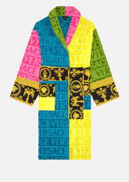 Kostenlose lieferung für viele artikel! Versace Mehrfarbiger I Baroque Bademantel Home Collection De Online Store