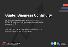 Coronavirus Business Continuity Resource Centre Next Level Business