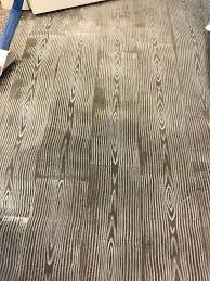Turning Concrete Floors Into Faux Wood With Paint Faux Wood Flooring Painted Concrete Floors Concrete Floors