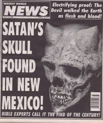 Funny Tabloid Headlines Funny Headlines From The Weekly World News New Mexico Funny Headlines Satan