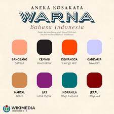 Macam macam warna dalam bahasa indonesia. 7 Nama Nama Warna Yang Jarang Orang Tahu Menarik Banget