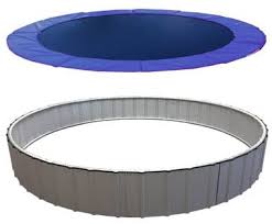 Putting a trampoline in the ground means that it will be less intrusive in your yard regardless of its size. Amazon Com In Ground Trampolines Blue 15 Sports Outdoors