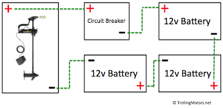 Series means connecting a negative terminal of one battery to the positive terminal. 24 And 36 Volt Wiring Diagrams Trollingmotors Net