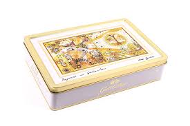 Create a unique and personalised cookie tin made of metal with your photo. Cookie Tin Boxes