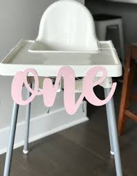 One High Chair Banner In Custom Colors First Birthday High Etsy High Chair Banner Ikea High Chair High Chair