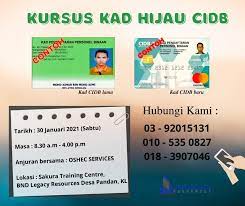 See more of kursus green card/ kad hijau cidb on facebook. Kursus Kad Hijau 2021 Date 30 Kursus Mata Ccd Cidb Facebook