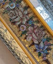 Sensational Venetian Murano Micro Mosaic Mirror 1stdibs Com Mosaic Mirror Vintage Mirror Wall Micro Mosaic
