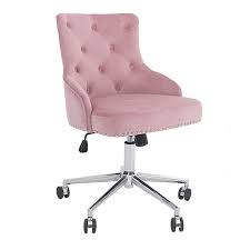 Amazon Com Dmf Furniture Home Office Chair With High Back Modern Design Velvet Desk Task Chair With Pink Office Chair Home Office Chairs Comfy Office Chair