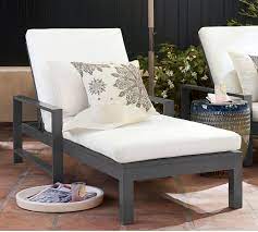 I would definitely contact pottery barn to see if they can help. Indio Metal Outdoor Chaise Lounge Slate Pottery Barn