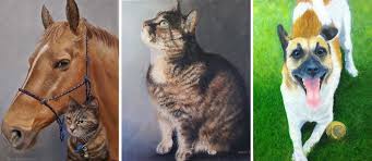 We have custom pet portraits in a huge range of different styles, be it renaissance dog or cat portraits, in a royal, regal style reminiscent of 18th century artwork. Custom Pet Portraits Australia Animal Portraits Noah S Ark Painting
