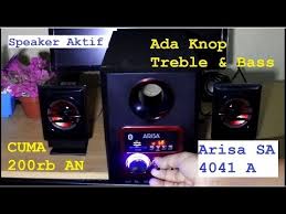 Selain harganya sangat bersahabat dengan kantong, spesifikasinya juga cukup ideal untuk sebuah speaker bluetooth yang tahan lama dengan penggunaan yang fleksibel. Speaker Aktif Bluetooth 200rb An Ada Knop Treble Bass Youtube