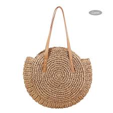 Brahmin mod bowie woven straw & croc embossed leather bracelet handle tote $335. Buy Yunhigh Round Woven Bag Hand Woven Straw Bag With Leather Handle Braided Women Tote Bag Chic Retro Summer Beach Handbag Boho Style In Cheap Price On Alibaba Com