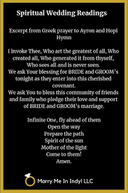 Spiritual And Multifaith Wedding Readings Excerpt From Greek Prayer To Ayron And Hopi Hymn Wedding Readings Spirituality Reading