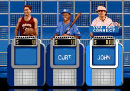 Is an american television quiz show featuring trivia in various topics such as history, pop culture, science, geography etc. Play Jeopardy Sports Edition Online Sega Genesis Classic Games Online
