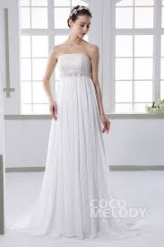 Maybe you would like to learn more about one of these? Langes Sommerliches Brautkleid Mit Verziertem Oberteil Jwlf15003 Cocomelody