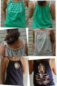 T Shirt To Tank A Tutorial By Jen From Upcycled Education Crafterhours Diy Clothes Old T Shirts Diy Fashion